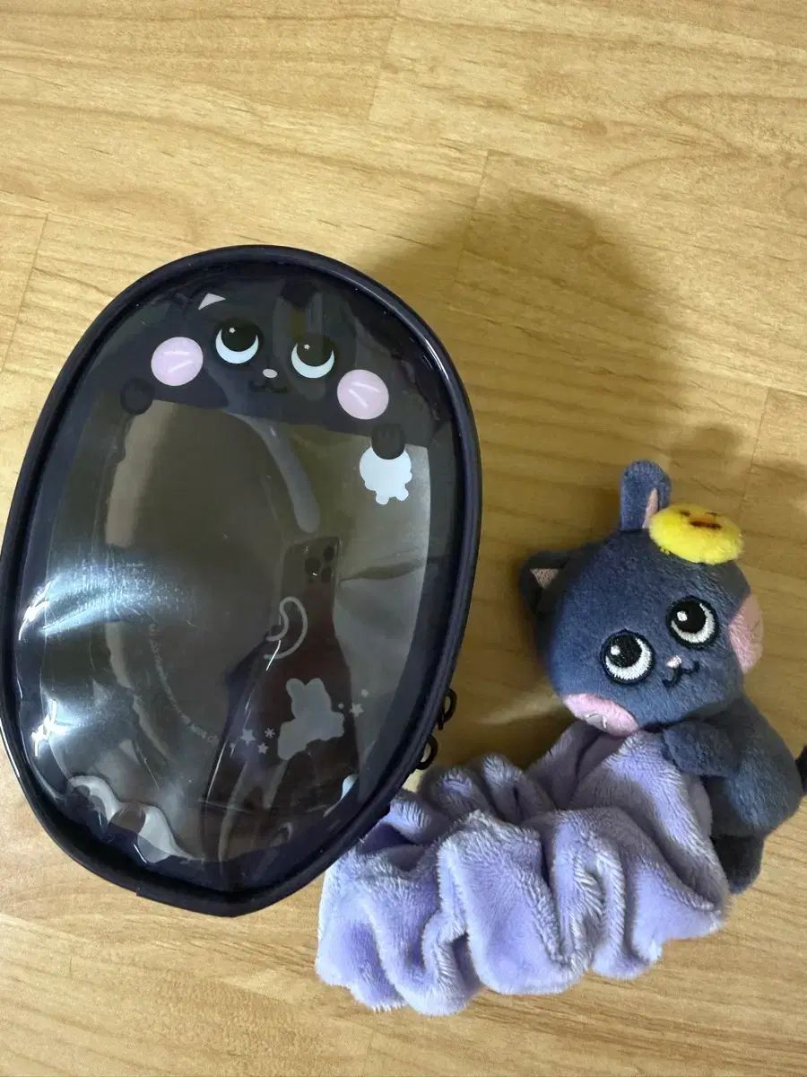 (まとめ) RIIZE（ライズ） ウォンビン(WONBIN) トゥーニャンダック SCRUNCH ポーチ