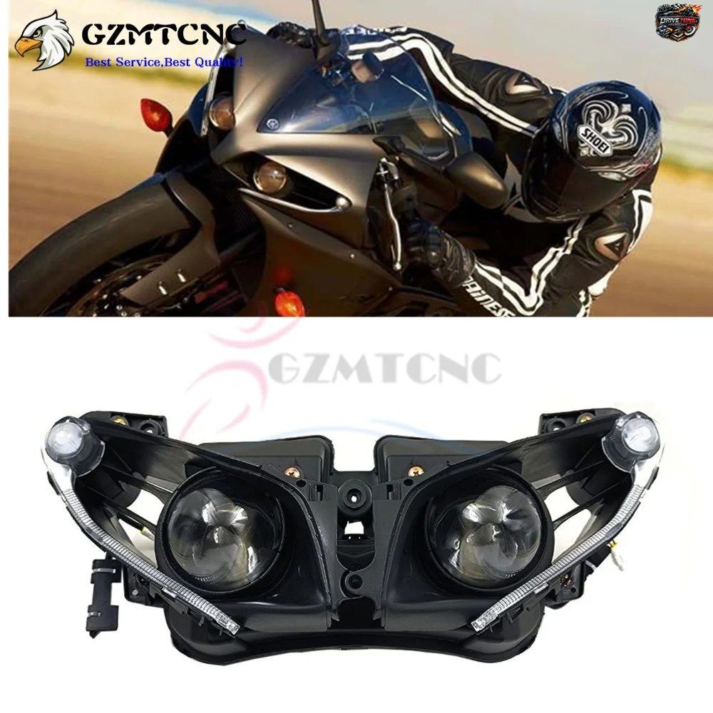 ヤマハ YZF-R1 2012 2013 2014 用オートバイフロントヘッドライト/ヘッドランプアセンブリ