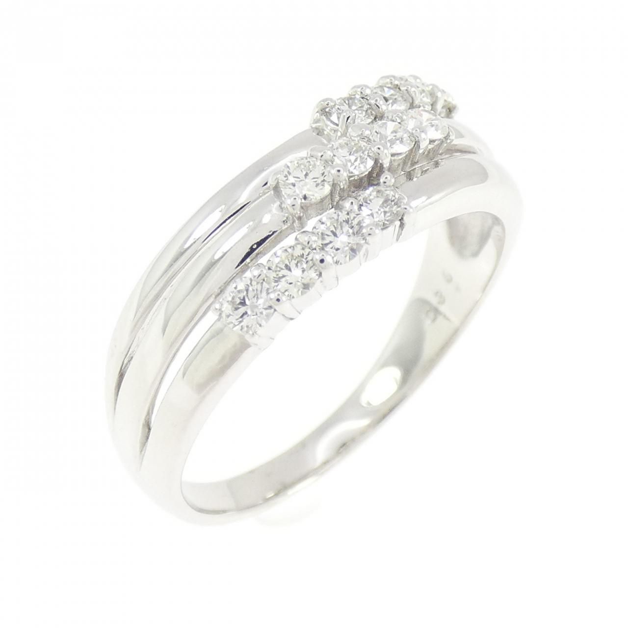K18WG ダイヤモンド リング 0.36CT