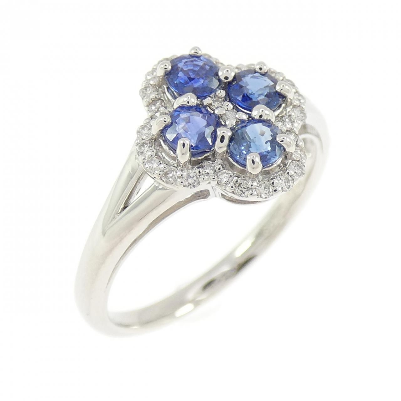 PT900 サファイヤ リング 0.66CT