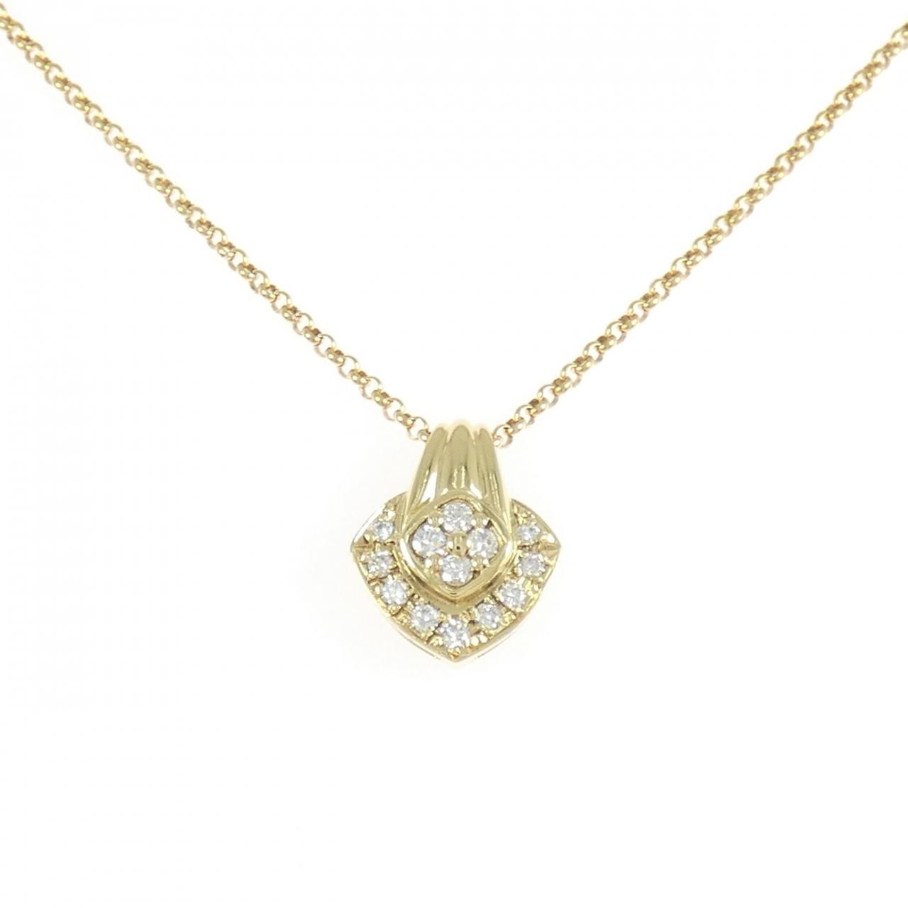 K18YG ダイヤモンド ネックレス 0.27CT