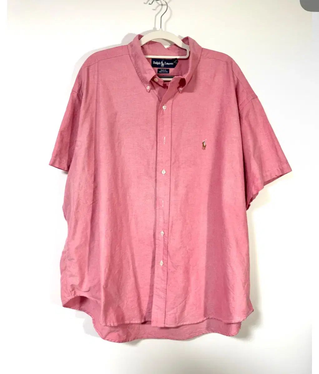 ポロラルフローレン Oxfordシャツ オーバーサイズ XXL ピンク 6,383円