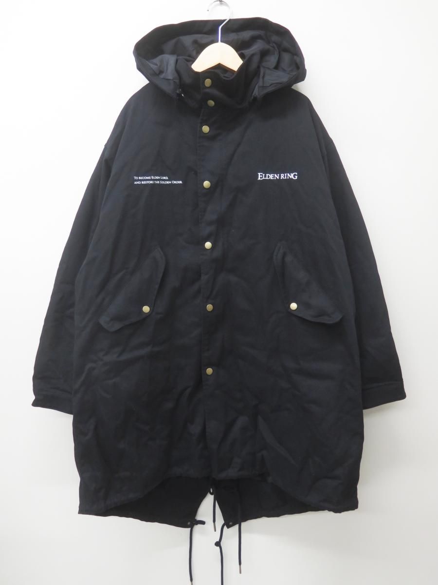 ★9372☆ELDENRING×ジーコアズ工業 エルデンリング 黄金樹 Golden Order Trench Coat 3WAY モッズコート　M 17,500円