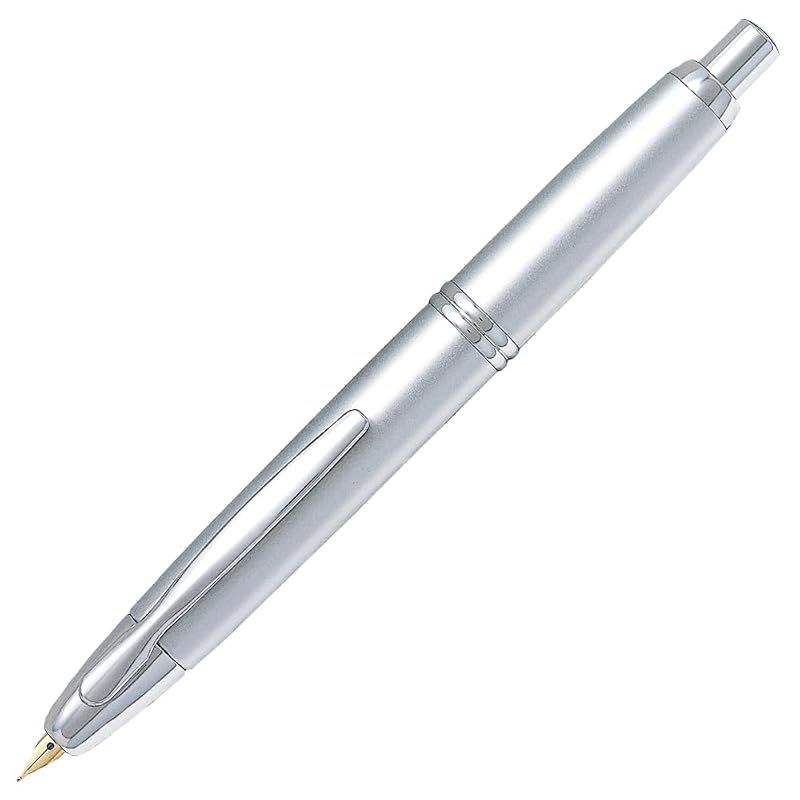 PILOT 万年筆 マンネンヒツ キャップレス S F シルバー FCN1MRSF