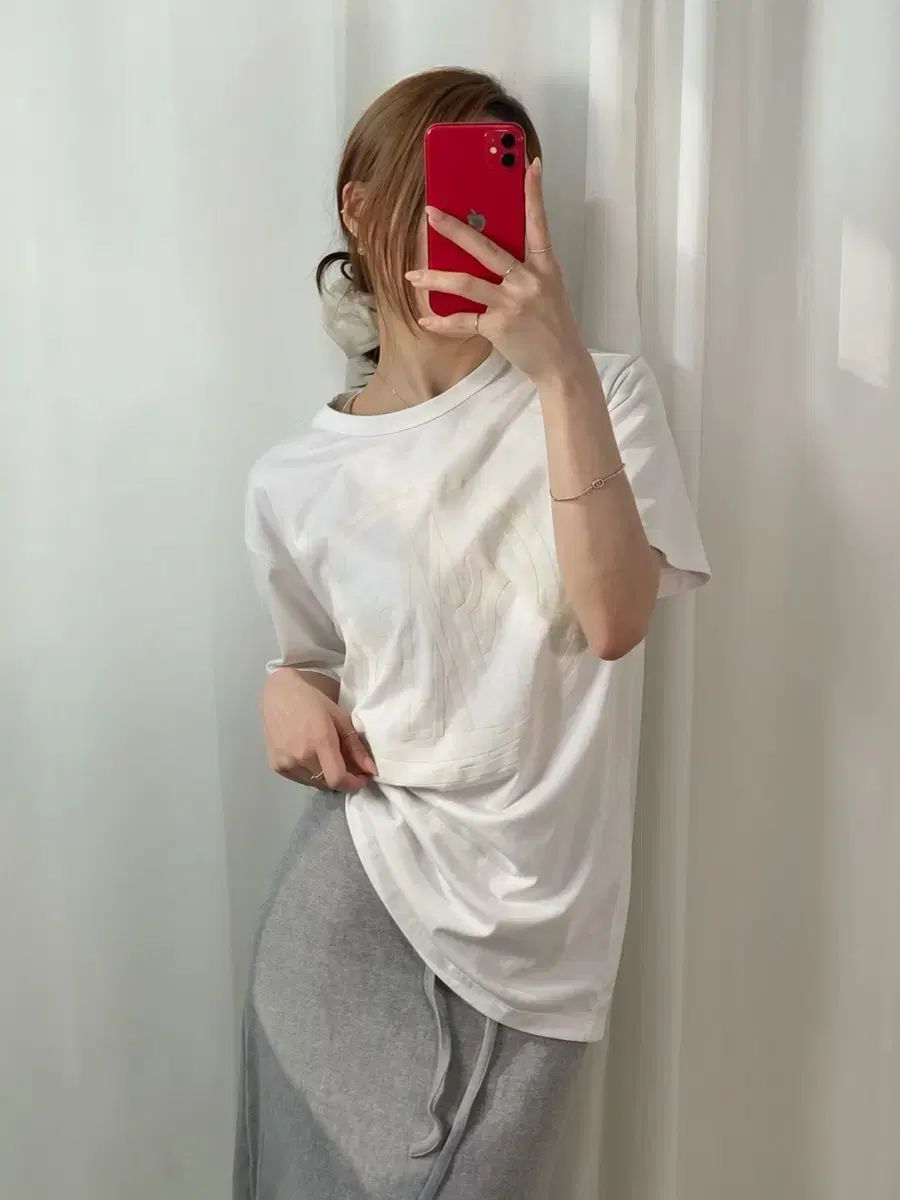 モンクレール ビックロゴ ラウンド Tシャツ