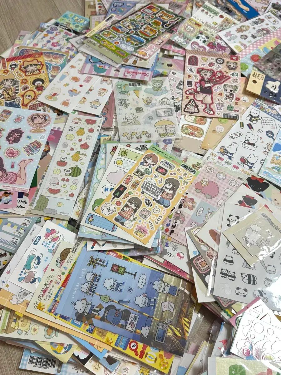 ステッカー約900枚+アル数字ハン(HAN)200枚&6穴バインダー リフィル+おまけ付き(※メルカリshop取引では対象外)