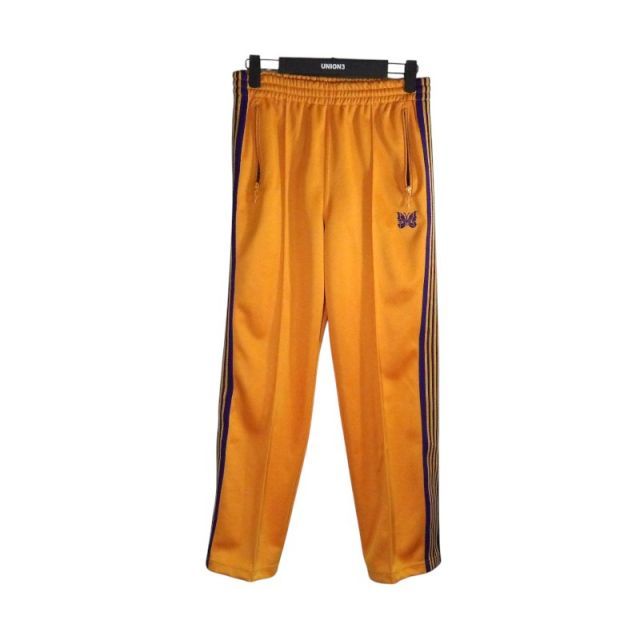 NEEDLES 22ss TRACK PANT POLY SMOOTH YELLOW サイズXS KP220 ニードルス トラック パンツ ポリエステル スムース ボトムス 大名店