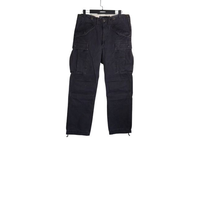 RRL FIELD CLOTH CARGO PANTS BLACK サイズ30 ダブルアールエル クローズ カーゴ パンツ ボトムス 大名店