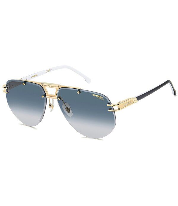 カレーナ レディース アクセサリー サングラス・アイウェア Carrera Mens CA1087 63mm Aviator Sunglasses Black WhiteDark Blue ホワイト 42,770円