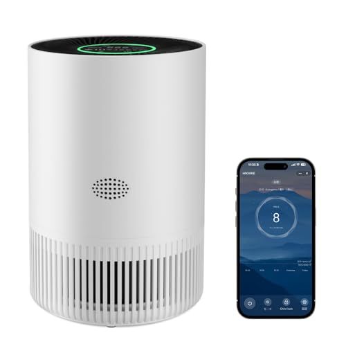 スマート空気清浄機 小型 20畳対応 スマホアプリ操作 Alexa/Google Home音声操作可 HEPAフィルター搭載 集塵 360°強力浄化 卓上 省エネ 5つのモード タイマー付き 自動空気質検知 PM2.5表示 消臭/花粉/ホコリ c5e8641c スマート空気清浄機 小型 20畳対応 スマホアプリ操作 Alexa/Google Home音声操作可 HEPAフィルター搭載 集塵 360°強力浄化 卓上 省エネ 5つのモード タイマー付き 自動空気質検知 PM2.5表示 消臭/花粉/ホコリ c5e8641c