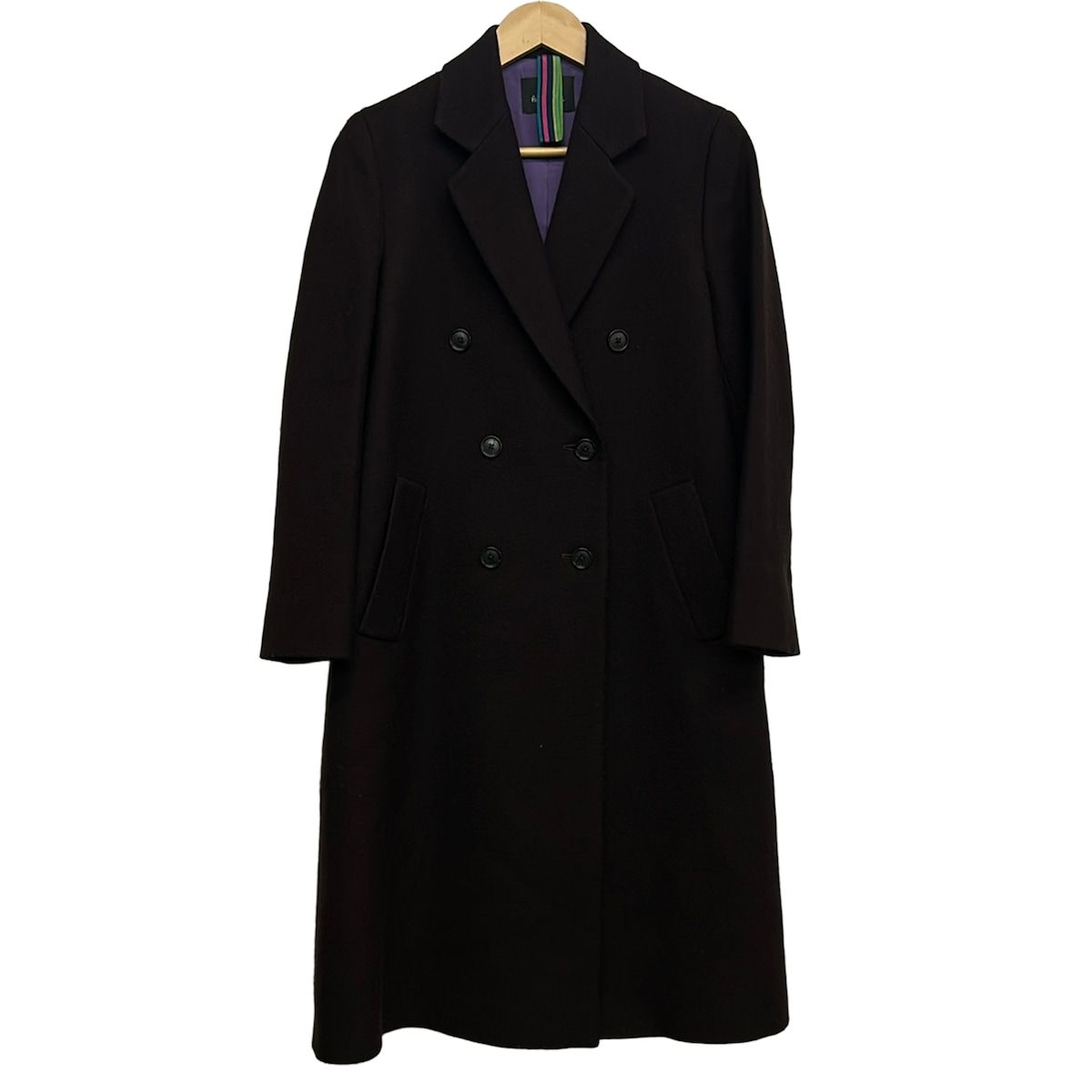 PaulSmith(ポールスミス) コート サイズ38 L レディース - ダークブラウン 長袖/冬