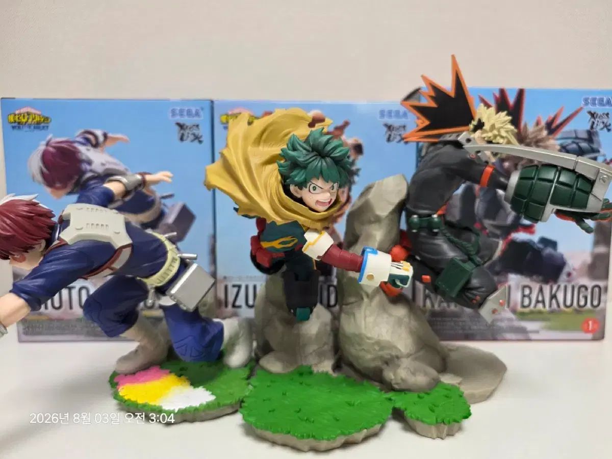 セガ 僕のヒーローアカデミア クロスリンク 3種 まとめ 開封 展示品