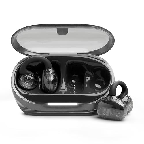 JBL Soundgear Clips 完全ワイヤレスイヤホン/オープンイヤー/イヤーカフ/低音ブースト/急速充電対応/マルチポイント/IP54防塵防水/音漏れ軽減/Bluetooth5.4/ブラック/JBLSNDGEARCLBLKmt
