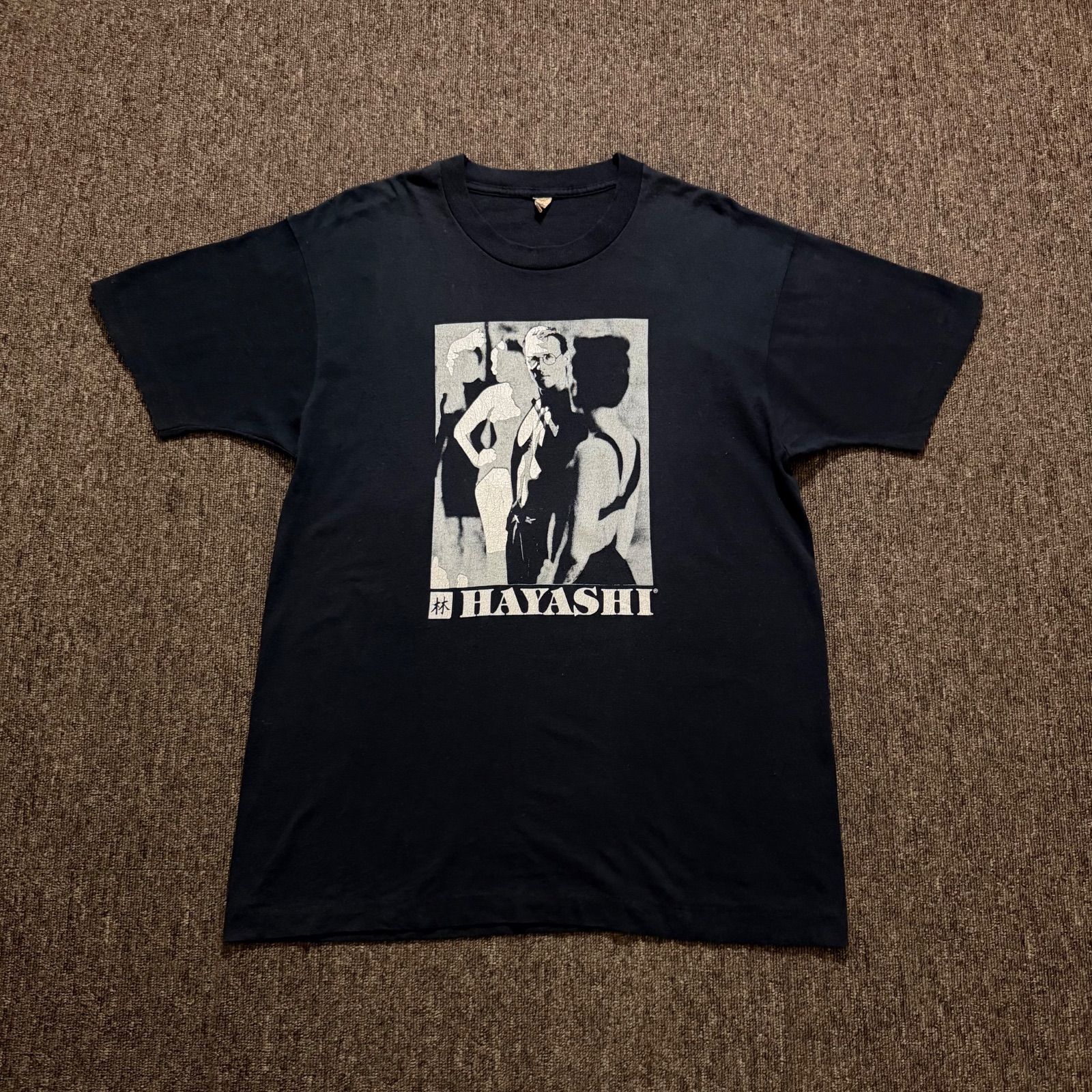 90s SCREEN STARS HAYASHI World Tour Photo Print T-shirt XL (Made in USA) / 1990年 スクリーンスターズ ハヤシ ワールドツアー フォトプリントTシャツ XL アメリカ製 5,950円