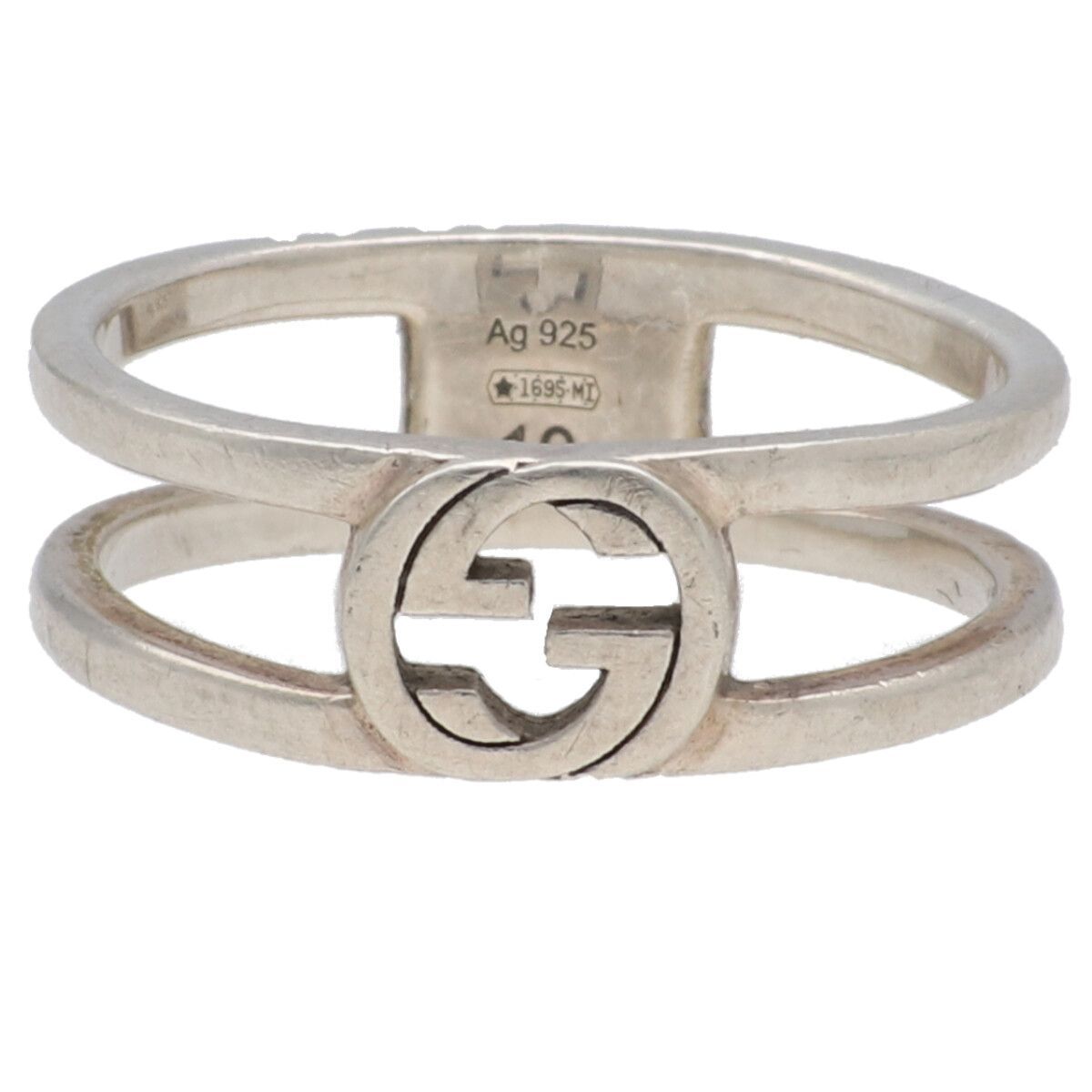 【中古】 GUCCI グッチ 〔グッチ インターロッキング〕リング 797029 シルバー SV925 10号 指輪 26020768DS