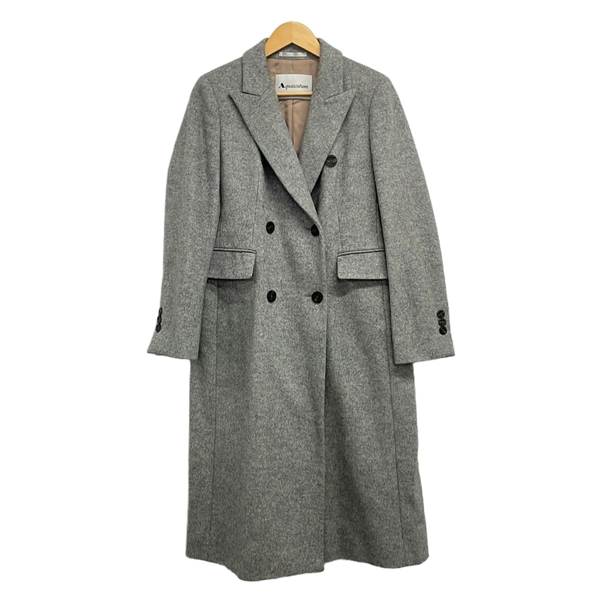 Aquascutum(アクアスキュータム) コート サイズTL レディース - グレー 長袖/ロング丈/秋/冬