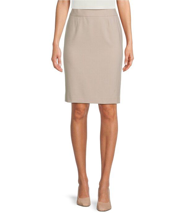 カルバンクライン レディース ボトムスカート プチ Calvin Klein Petite Size High Rise Luxe Stretch Pencil Skirt Khaki カーキ 15,036円