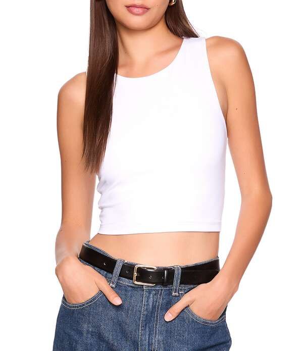 スサナモナコ レディース トップス タンクトップ ハイネック ノースリーブ クロップド Susana Monaco High Neck Sleeveless Cropped Tank Top Suga 19,156円