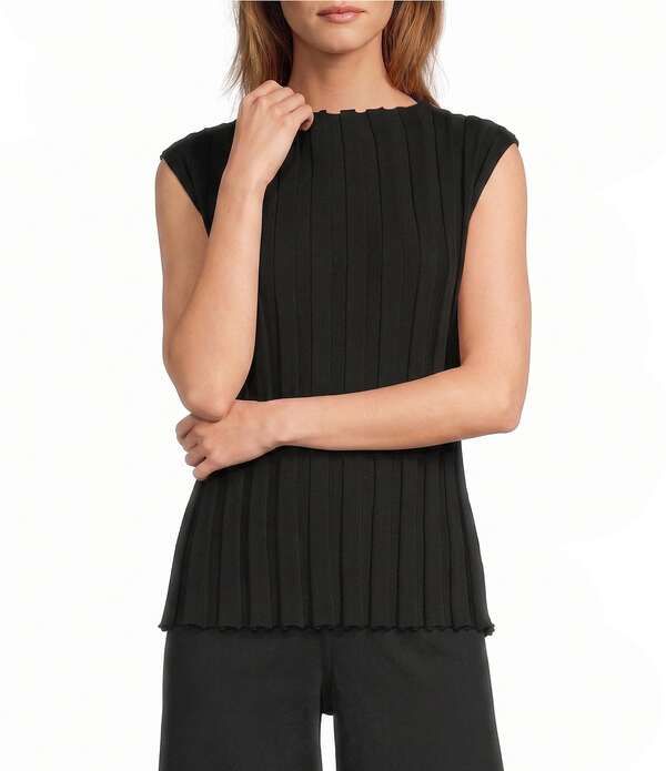 アントニオ メラーニ レディース トップス タンクトップ キャップ ブラウス ニット Antonio Melani Palmer Knit Boat Neckline Cap Sleeve Blous