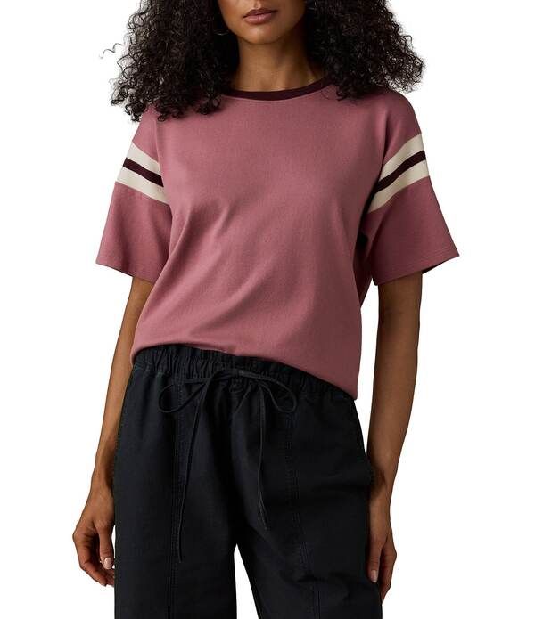 ファレティ レディース トップス Tシャツ クルーネック ニット ジャージー Faherty Sport Jersey Knit Crew Neck Short Sleeve Tee Nostalgi