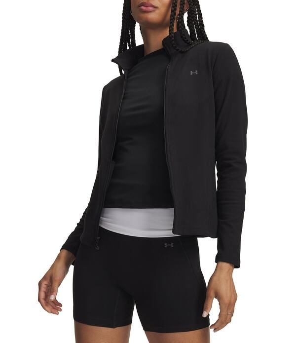 アンダーアーマー レディース アウター ジャケット・ブルゾン Under Armour Motion FullZip Long Sleeve Jacket Ultimate Black ブラック
