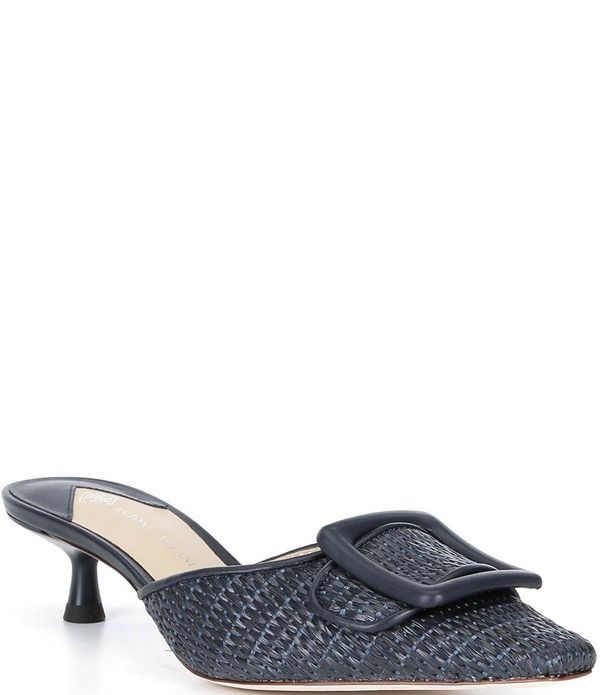 アントニオ メラーニ レディース シューズ サンダル ヒール Antonio Melani Kendraffia Buckle Ornament Kitten Heel Dress Mules Nav 21,226円