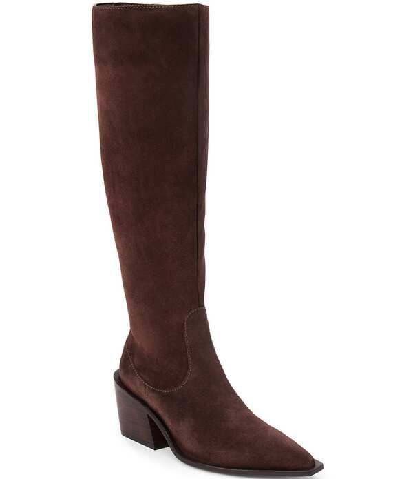 マチス レディース シューズ ブーツ・レインブーツ レザー Matisse Antony Knee High Leather Boots Espresso Suede