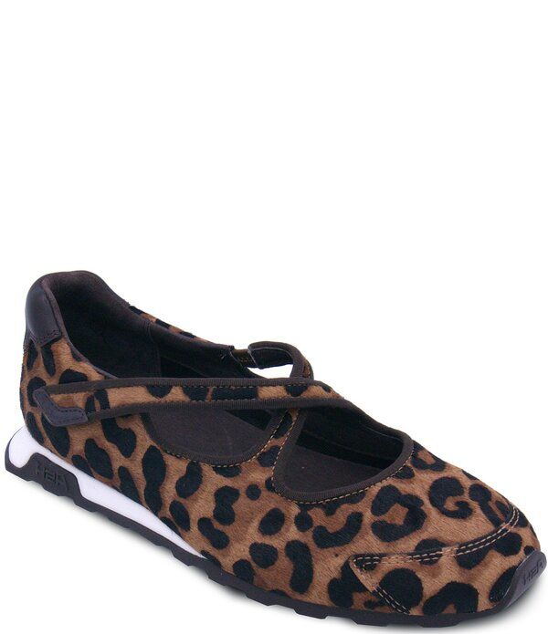 アッシュ レディース シューズ スニーカー プリント ASH Kore Bis Leopard Print Calf Hair XBand Sneaker Flats Leopard アニマル
