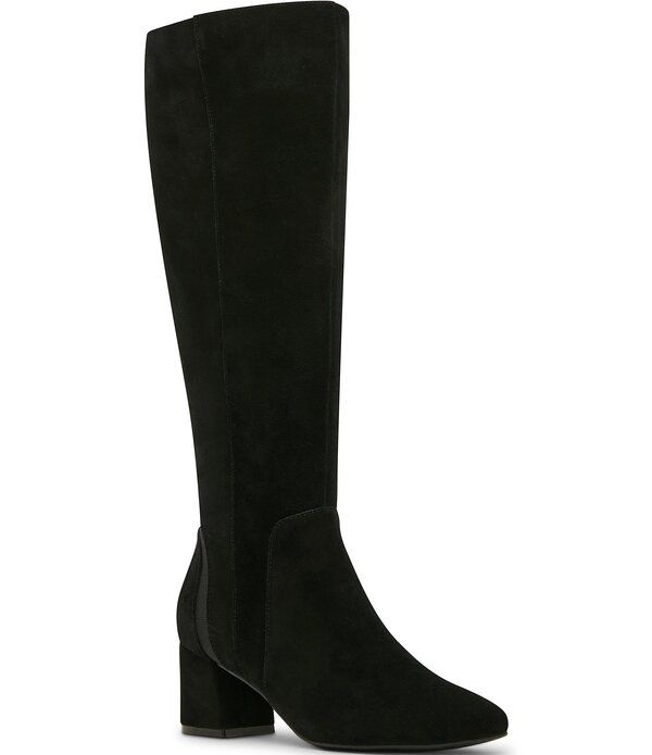 ブロンド レディース シューズ ブーツ・レインブーツ トール スエード Blondo Amina Waterproof Suede Tall Boots Black suede ブラック