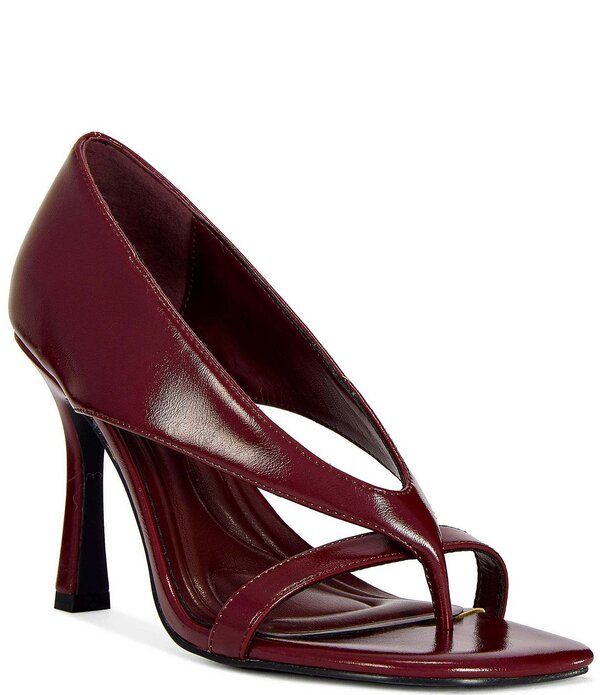 アザレア ワン レディース シューズ ヒール サンダル Azalea Wang Secrethong Dressandals Burgundy バーガンディ