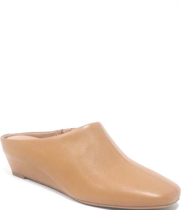 ジェントルソウルズ レディース シューズ サンダル レザー Gentle Souls Carmena Leather Wedge Mules Camel キャメル 42,120円