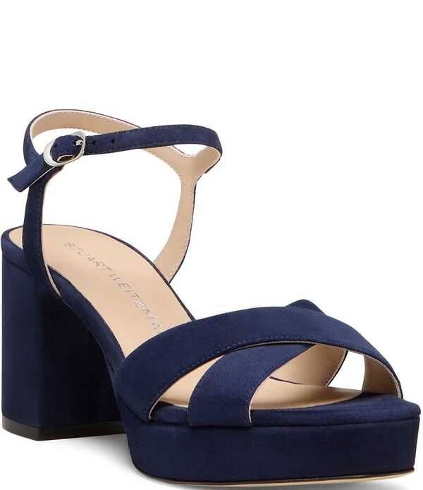 スチュアート ワイツマン レディース シューズ サンダル プラットフォーム スエード アンクル ヒール Stuart Weitzman Dayna 80 Suede Ankle Straplatfor 84,040円