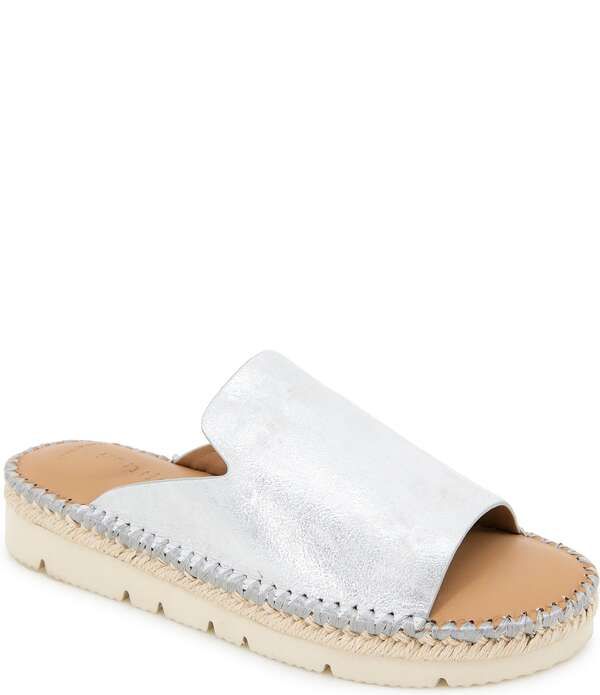 ジェントルソウルズ レディース シューズ パンプス プラットフォーム サンダル トール レザー Gentle Souls Leilani Metallic Leather Espadrille Pla