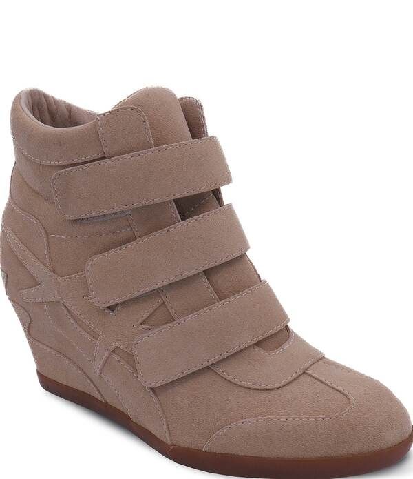 アッシュ レディース シューズ スニーカー スエード ASH Bowie 20 Suede Sporty Wedge Sneakers Cappuccino 43,680円