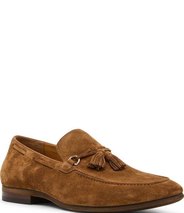 スティーブ マデン メンズ シューズ スリッポン・ローファー スエード Steve Madden Mens Lachlan Suede Tassel Dress Loafers Cognac Sued 27,820円