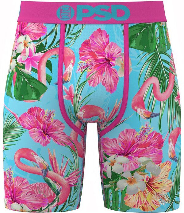 ピーエスディ メンズ アンダーウェア ボクサーパンツ PSD Flamingoing 7 Inseam Standard Length Boxer Briefs Pink ピンク 8,151円