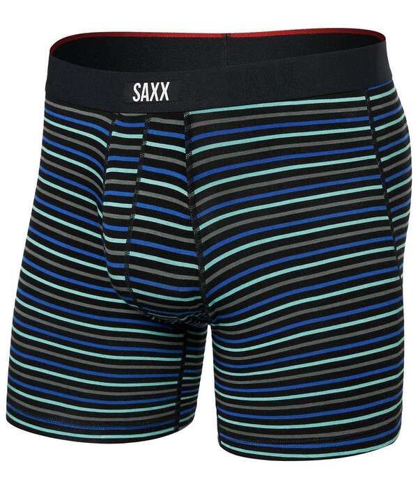 サックス メンズ アンダーウェア ボクサーパンツ SAXX Vibextra Boxer Briefs Gent Stripe Blue ブルー