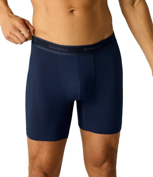 ボンバス メンズ アンダーウェア ボクサーパンツ Bombasoft Flex 6 Inseam Boxer Brief Midnight Navy ネイビー