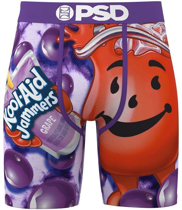 ピーエスディ メンズ アンダーウェア ボクサーパンツ PSD KoolAid Grape 7 Boxer Briefs Purple パープル