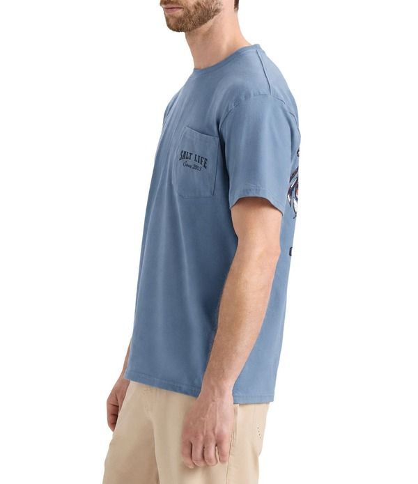 ソルトライフ メンズ トップス シャツ Salt Life Tipsy Crab Short Sleeve TShirt Windward Blue ブルー