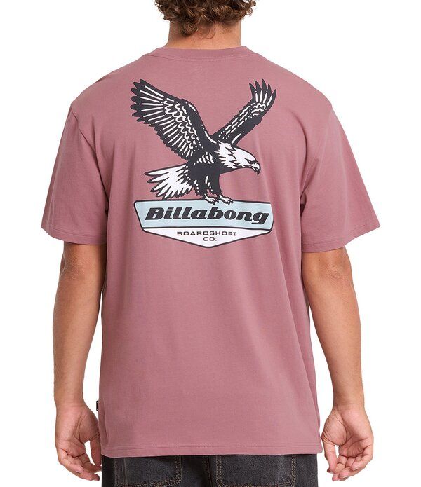 ビラボン メンズ トップス シャツ Billabong Snatch Short Sleeve TShirt Redahlia レッド