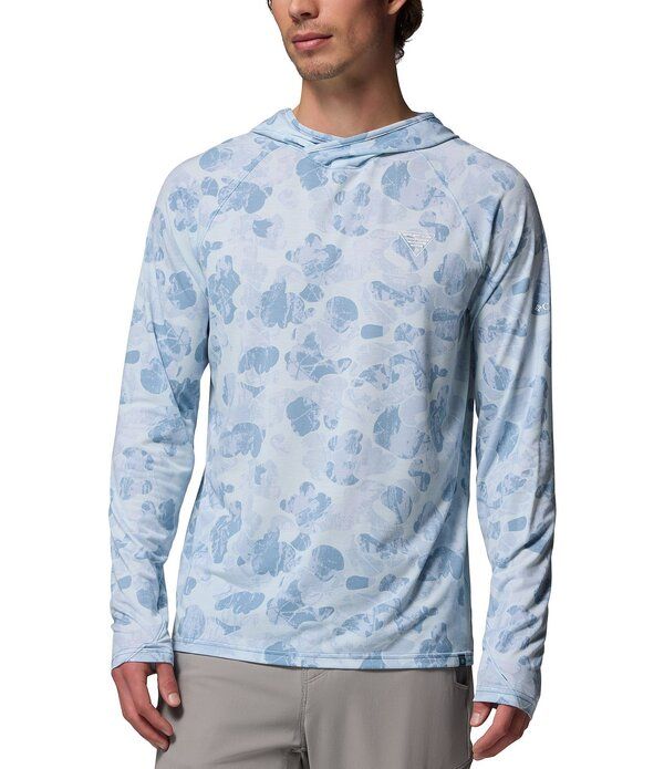 コロンビア メンズ アウター パーカー・スウェット プリント Columbia PFG Uncharted II Printed Hoodie Dark MirageDeltawoods Camo 10,380円