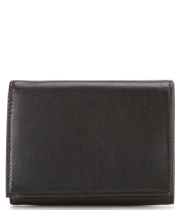 ボスカ メンズ アクセサリー 財布 Bosca Nappa Vitello Single ID Trifold Wallet Black ブラック