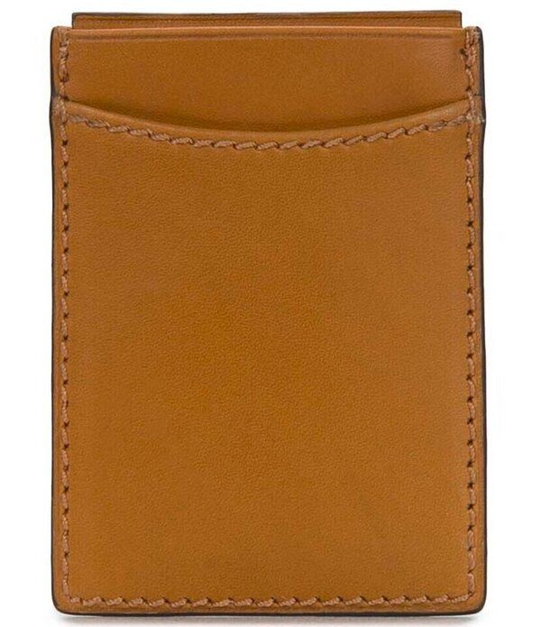 パトリシアナシュ メンズ アクセサリー 財布 レザー Patricia Nash Lorenzo FullGrain Leather Magnetic Money Clip Natural
