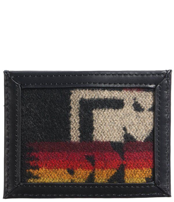 ペンドルトン メンズ アクセサリー 財布 ウール Pendleton Traditions Wool Collection Slim Wallet Black ブラック
