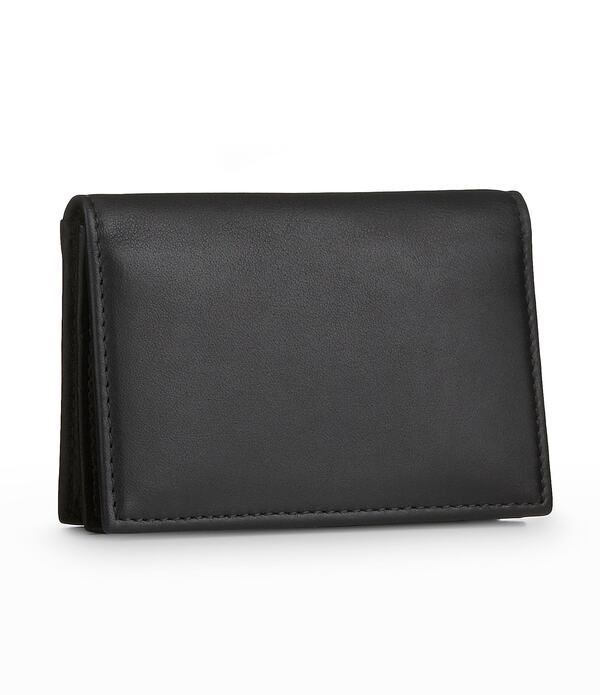 ボスカ メンズ アクセサリー 財布 Bosca Gusseted Card Wallet Black ブラック