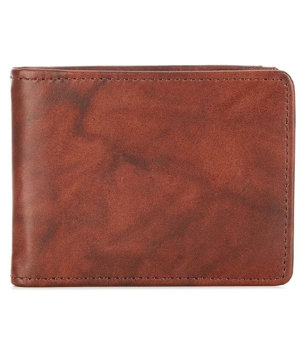 ラウンドトゥリーアンドヨーク メンズ アクセサリー 財布 レザー Roundtree Yorke Front Pocket Flip Clip Leather Wallet Brown ブラウン 12,936円