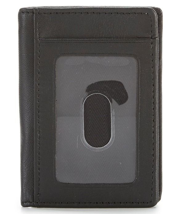 ラウンドトゥリーアンドヨーク メンズ アクセサリー 財布 レザー Roundtree Yorke Leather Multi Card Case Black ブラック