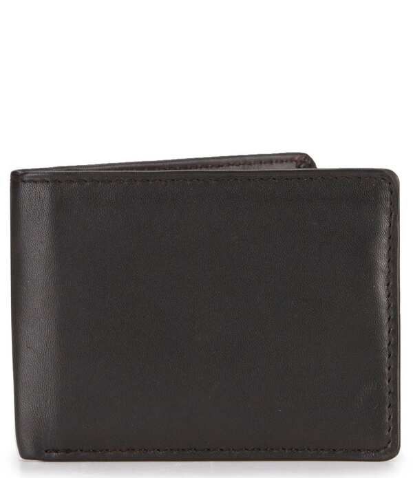 ラウンドトゥリーアンドヨーク メンズ アクセサリー 財布 Roundtree Yorke Passcase with Flip ID Black ブラック