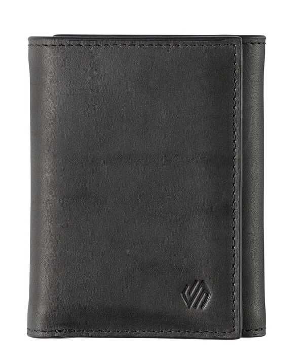 ジョンストンアンドマーフィー メンズ アクセサリー 財布 Johnston Murphy Mens Rhodes Trifold Wallet Black ブラック